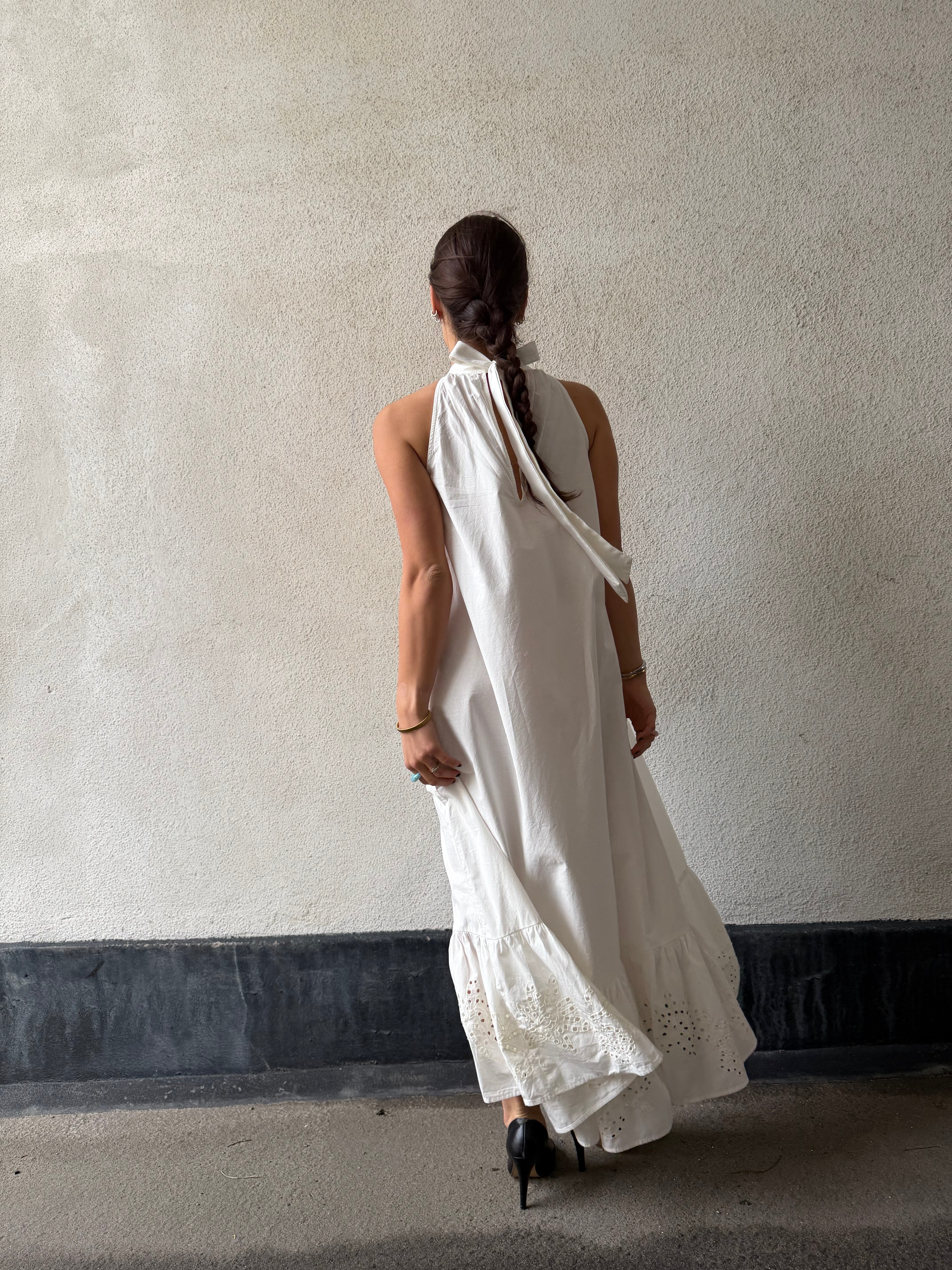 YASKERSTIN Long Dress - Star White